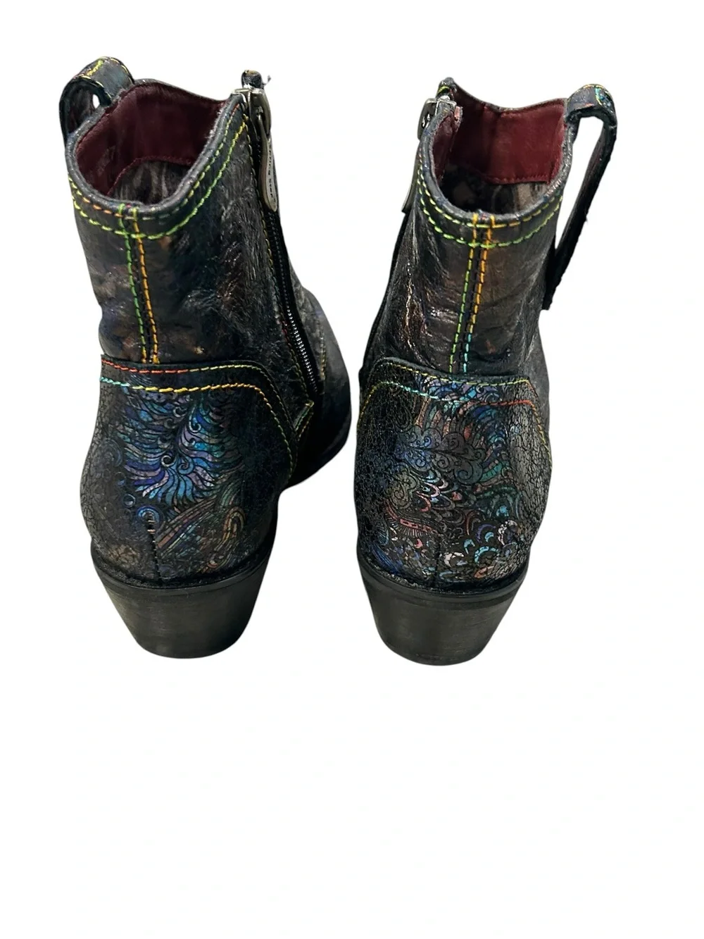 L'Artiste‎ by Spring Step Storie Countrypop-Rose  Booties Women’s 38 (7.5-8)